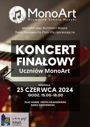 Koncert_MonoArt_23.06.2024 Plakat informacyjny