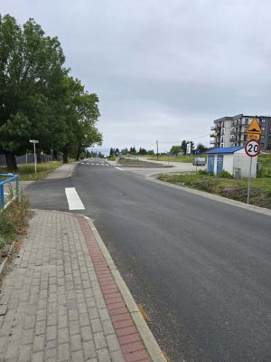 Nowy asfalt na ul. Księże Domki