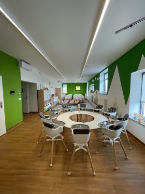 przebudowane I piętro rawskiego żłobka - sala dla dzieci