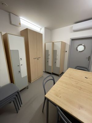 przebudowane I piętro rawskiego żłobka - zaplecze służbowe