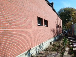 elewacja, tył budynku