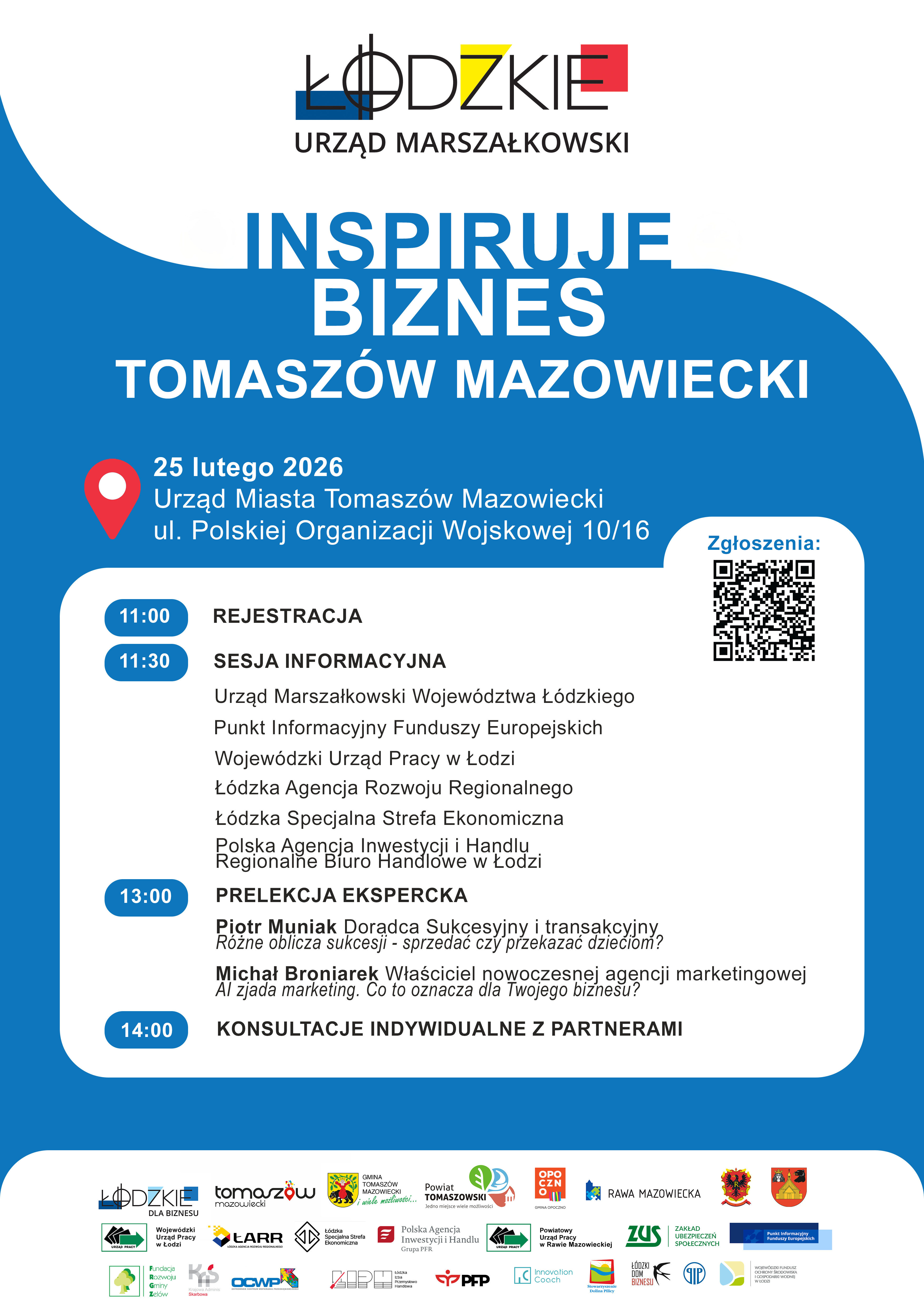 Łódzkie Inspiruje Biznes - bezpłatne wydarzenie dla przedsiębiorców