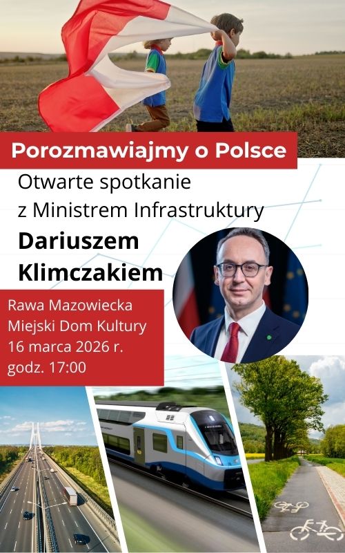 % Minister Infrastruktury Dariusz Klimczak